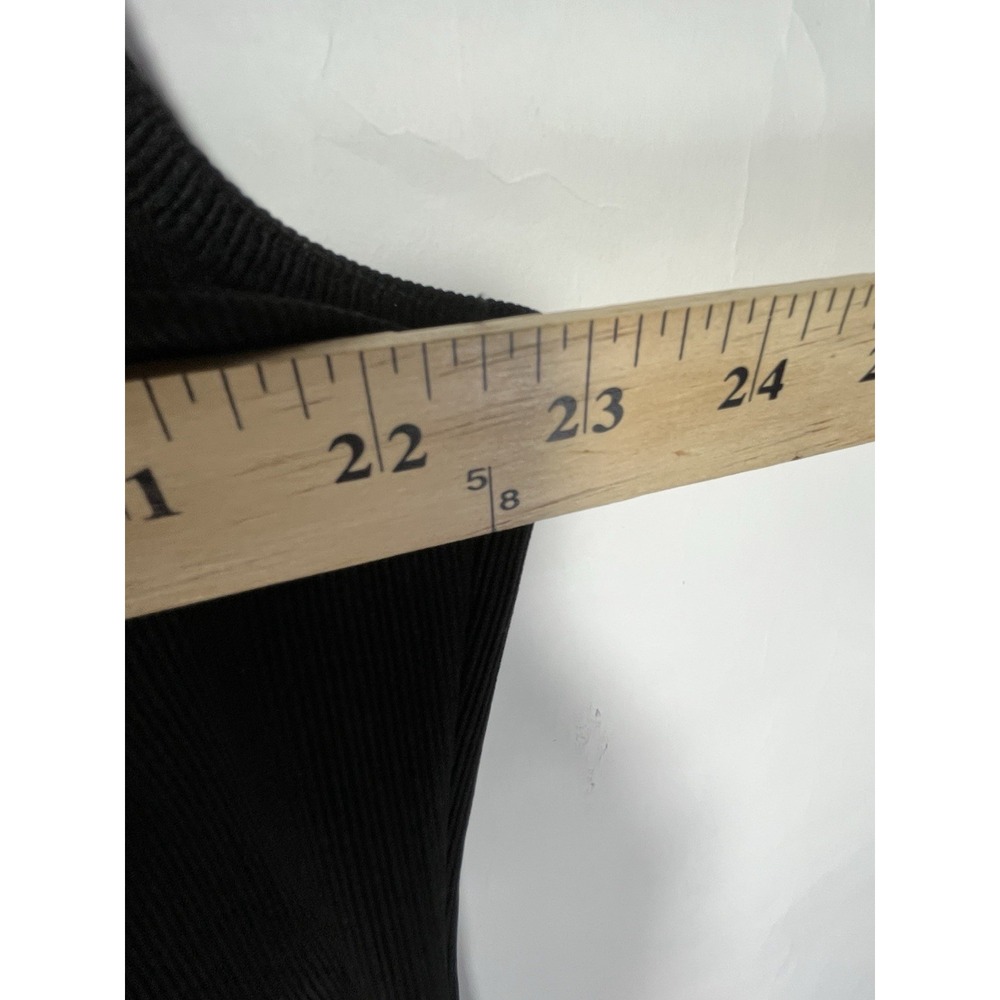 Elodie Dress‎ Womens Size Large Black Knit Stretch Sleeveless Sheath New - Picture 5 of 8